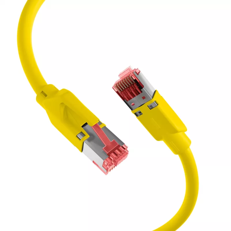 EFB Elektronik Cavo patch per catena portacavi Cat.5e S/UTP PUR, RJ45, 7,5m, giallo K8032.7,5