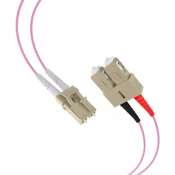 EFB-Elektronik jumper duplex LC-SC 50/125µ OM4 LSZH erika viola 2,0 mm 30 m O0323.30