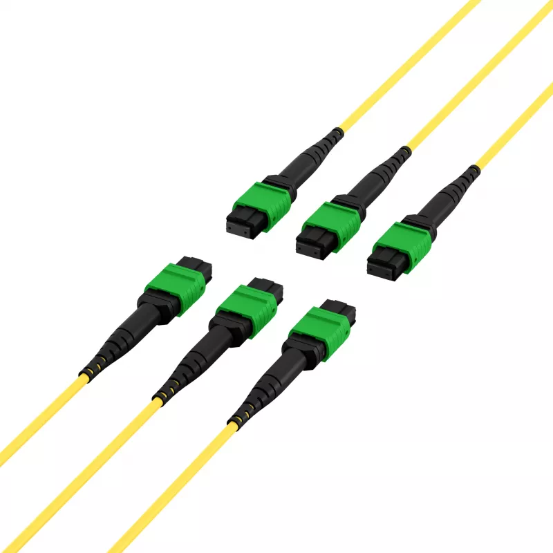 EFB MTPF48MTPFOS2-25-A cavo patch MTP APC monomodale OS2 48 fibre, 25 m, giallo