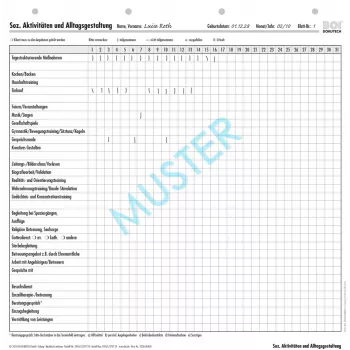 BOI moduli per la strutturazione di attività sociali e della vita quotidiana, 50 fogli 9206-00430
