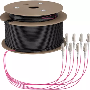 EFB Elektronik cavo trunk U-DQ ZN BH OM4 8G 1x8 LC-LC 90 m Dca LSZH - 90 m O8322S90OM4