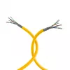 INFRALAN Cat.7A 1250 AWG22 S/FTP 4P CPR Dca 25Gbit/s ready Giallo colza RAL1021, 500m 999833.500-CPR