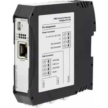 Ixxat Gateway CAN-Ethernet/IP, RJ45, 9-36 V DC, guida DIN 1.01.0332.20000