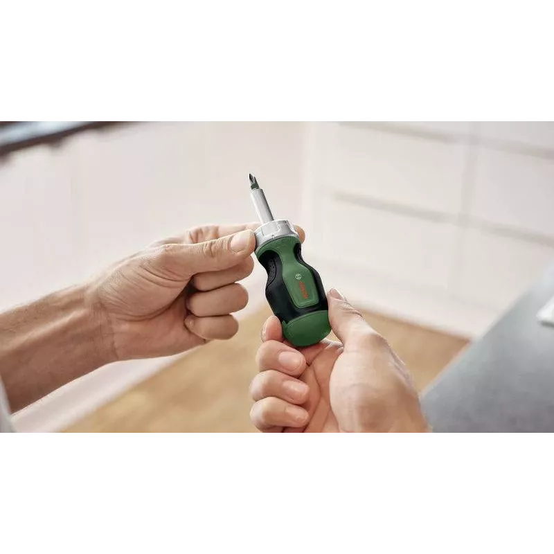 Bosch 1600A032UZ Cacciavite a cricchetto con 6 bit