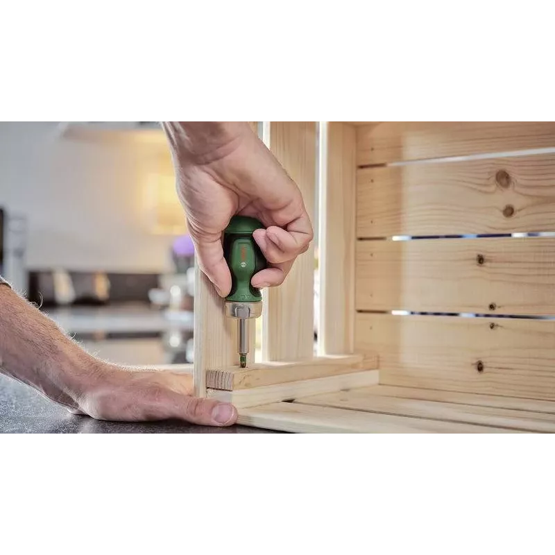 Bosch 1600A032UZ Cacciavite a cricchetto con 6 bit