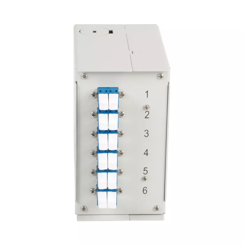 EFB Elektronik box per guida DIN OS2 6x connettore LC duplex senza pigtail (BHS60921.6)