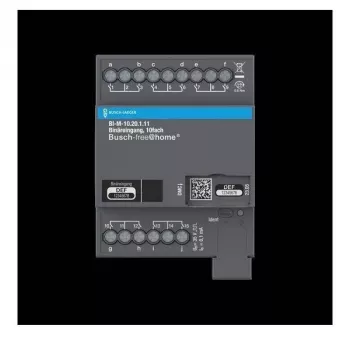 BUSCH-JAEGER modulo di ingresso binario BI-M-10.20.1.11, 10 canali KNX, guida DIN 2CDG510015R0021