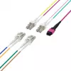 EFB Elektronik cavo trunk MPO-PLUS(F)-LC OM4 8 fibre tipo B LSZH viola erica 2m MPOF08LCOM4-2