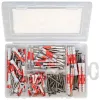 FISCHER pratico assortimento di tasselli e viti per esterni e ambienti umidi 130 pezzi 561385