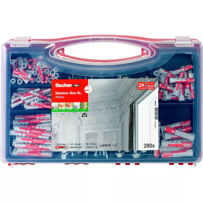 fischer Meister-Box XL Altbau+ S scatola assortimento tasselli (577865)
