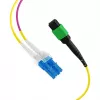 EFB Elektronik MPOF08LCOS2-2 cavo trunk MPO-PLUS/APC(F) su LC OS2 8 fibre, Type-B, LSZH, giallo, 2 m