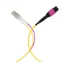 EFB Elektronik MPOF12LCOM4-5 cavo trunk MPO-PLUS (F) su LC duplex, OM4, 12 fibre, Type-B, LSZH, viola erika, 5 m