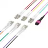 EFB Elektronik MPOF12LCOM4-5 cavo trunk MPO-PLUS (F) su LC duplex, OM4, 12 fibre, Type-B, LSZH, viola erika, 5 m
