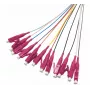 Tecline pigtail in fibra ottica, OM4, colorati, LC/UPC, 2,0 m, 12 pezzi 20500017