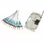 Tecline cassetta splice in fibra ottica con 12x pigtail OM3, ST/UPC, 2,0 m, 12 pezzi (20500035)
