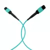EFB Elektronik cavo patch MPO-PLUS female a MPO-PLUS female, OM3 multimode, 12 fibre, Type-B, LSZH aqua, 5 m MPOF12MPOFOM3-5