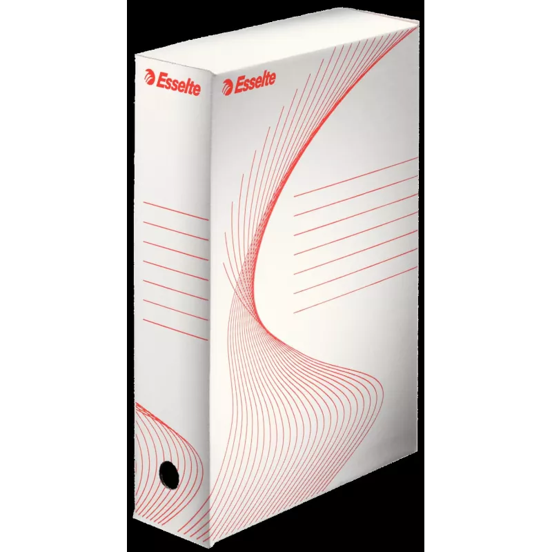 Leitz 128080 scatola per archivio bianca dorso 80 mm A4 confezione da 25 pz.