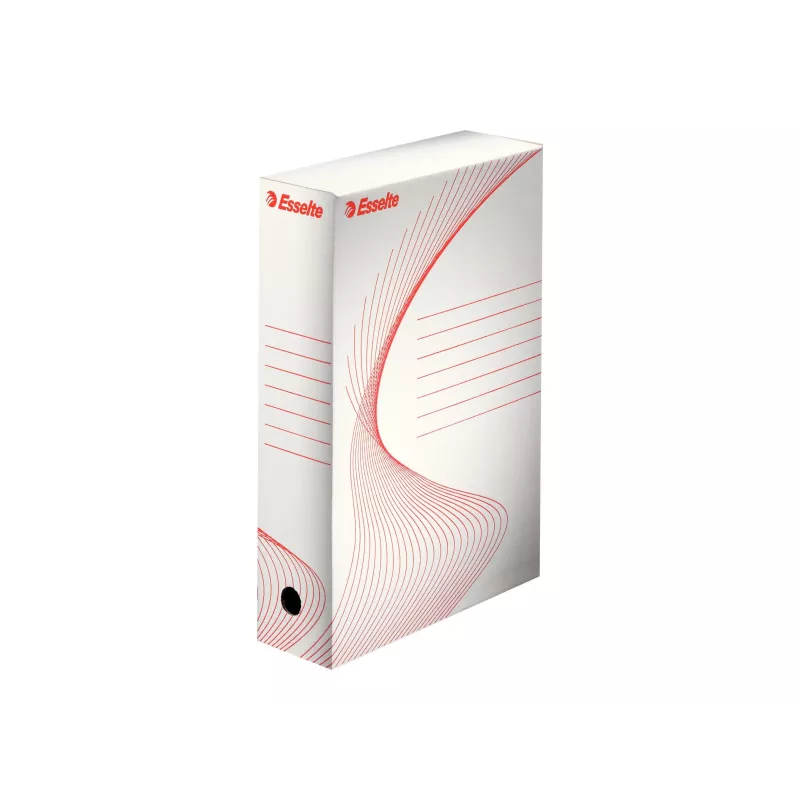 Leitz 128080 scatola per archivio bianca dorso 80 mm A4 confezione da 25 pz.