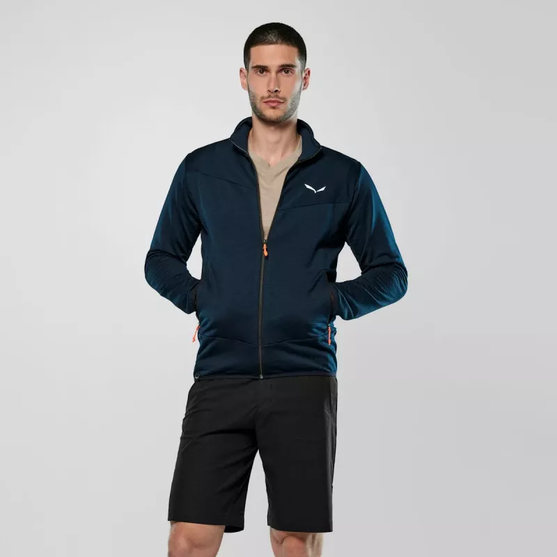 Salewa Puez Altavia PL giacca uomo in pile - Navy Blazer, taglia S