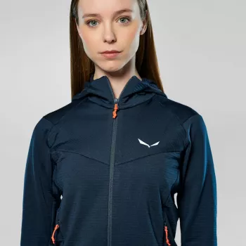 SALEWA Puez Altavia Felpa da donna, Navy Blazer, taglia XL
