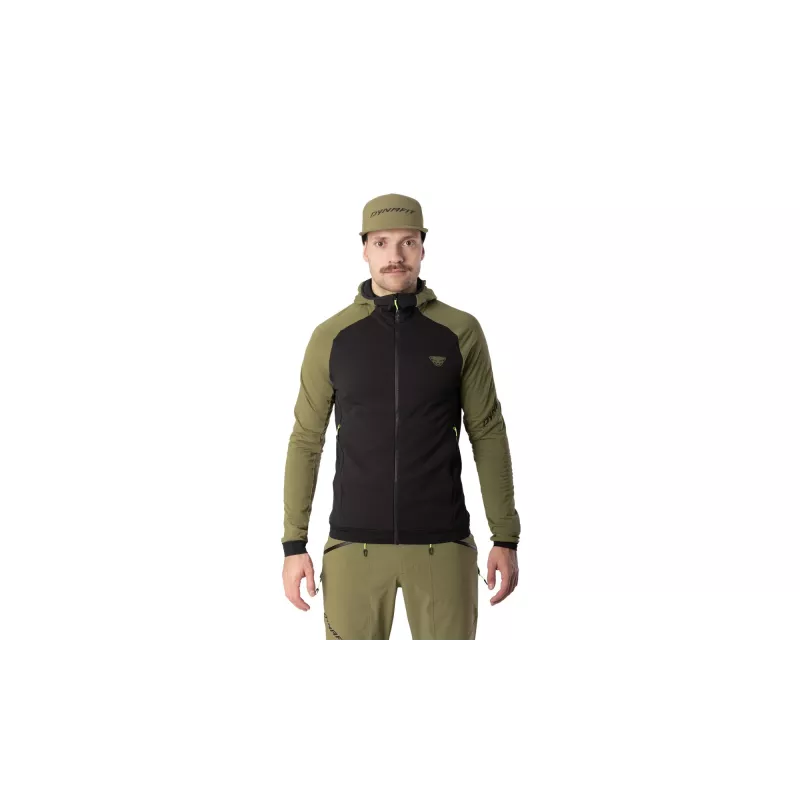 Dynafit Radical PTC giacca con cappuccio uomo verde militare taglia M