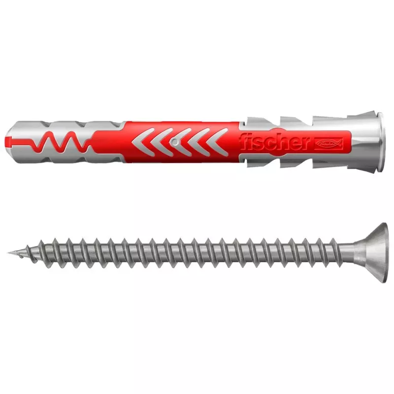 Fischer DuoPower 6 x 50 S A2 K NV tassello universale con vite A2, 1 set (537670)