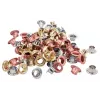 Rapid 5000409 Occhielli, 4 mm, colori assortiti, 100 pezzi