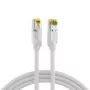 EFB-Elektronik Cat.6A S/FTP LSZH cavo patch, RJ45, bianco, 0,25 m K8560WS.0,25