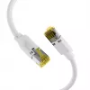 EFB-Elektronik Cat.6A S/FTP LSZH cavo patch, RJ45, bianco, 0,25 m K8560WS.0,25