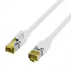 EFB-Elektronik Cat.6A S/FTP LSZH cavo patch, RJ45, bianco, 0,25 m K8560WS.0,25
