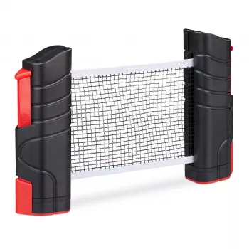 RELAXDAYS set rete da ping pong con fissaggio a morsetto, nero 10025041_0