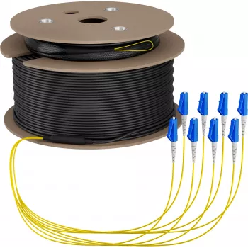 EFB Elektronik cavo trunk U-DQ ZN BH OS2 8E 1x8 LC-LC 160m Dca LSZH O8322S160OS2
