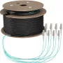 EFB Elektronik cavo trunk U-DQ ZN BH OM3 8G 1x8 LC-LC 130m Dca LSZH - 130 m O8322S130OM3