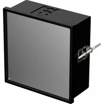 Bopla NGS 9806 UNINORM custodia da incasso 144 x 144 x 64 mm nero RAL 9005 17980601.MT2