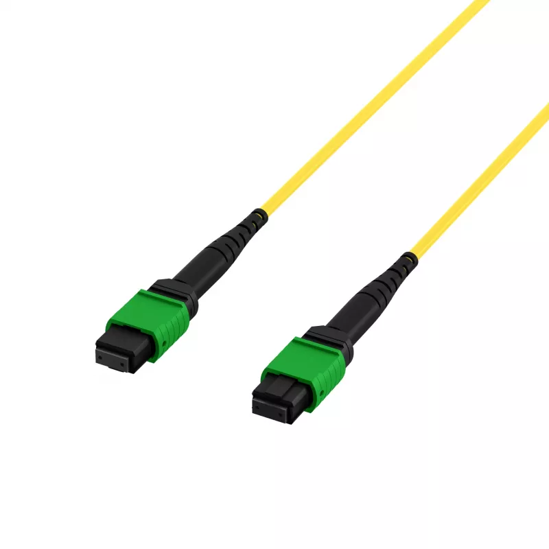 EFB Elektronik cavo patch MPO-PLUS/APC(F)-MPO-PLUS/APC(F) OS2 8 fibre tipo B LSZH giallo 2m MPOF8MPOFOS2-2