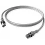 ZVK GmbH EasyLan PushPull cavo patch Cat 6 STP, connettore RJ-45 a connettore RJ-45, 1 m, grigio, guaina antitorsione stampata CPP1OACACA0010