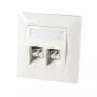 EFB ET-25085FO set telaio in fibra ottica per 2x E2000, SC simplex, LC duplex, RAL 9010