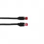 EFB Elektronik cavo patch Cat.7 S/FTP LSZH, RJ45, 0,25 m, nero K0700SW.0,25
