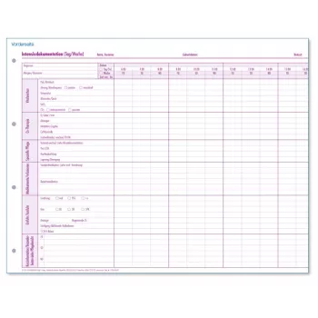BOI documentazione cure intensive ambulatoriali moduli, 50 fogli 9206-00428