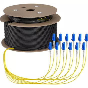 EFB Elektronik cavo trunk U-DQ ZN BH OS2 12E 1x12 LC-LC 90m Dca LSZH O8342S90OS2