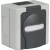 EFB ET-25020 scatola vuota da parete per ambienti umidi per 2 moduli keystone, IP44, grigio