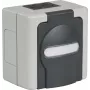 EFB ET-25020 scatola vuota da parete per ambienti umidi per 2 moduli keystone, IP44, grigio