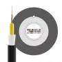INFRALAN U-DQ(ZN)BH OM3 24G (1x24) Eca 3000N LSZH nero, 7,5mm 54524D1E-CPR