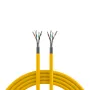 INFRALAN Cat.7A 1250 AWG22 S/FTP 4P CPR Dca 25Gbit/s ready giallo rapa RAL1021, 100m 999833.100-CPR