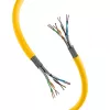 INFRALAN Cat.7A 1250 AWG22 S/FTP 4P CPR Dca 25Gbit/s ready giallo rapa RAL1021, 100m 999833.100-CPR