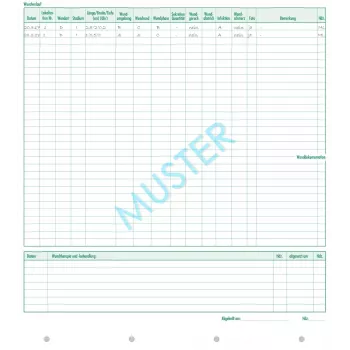 BOI moduli documentazione ferite, 50 fogli A4 9206-00435N