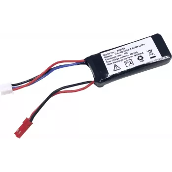 Reely 7,4 V 600 mAh 2S pacco batteria LiPo stick con connettore BEC (15C) 1614803