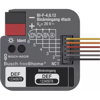 Busch-Jaeger KNX ingresso binario 4 canali da incasso BI-F-4.0.12 2CDG510024R0021