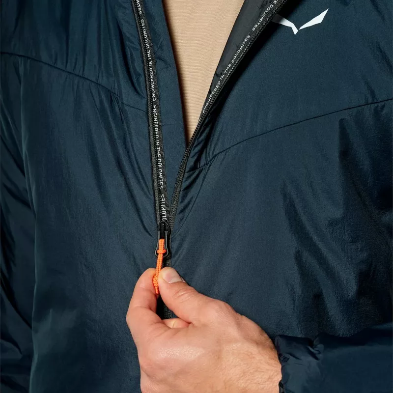 Salewa Puez Catinaccio 2 TirolWool Responsive giacca con cappuccio uomo Navy Blazer taglia L