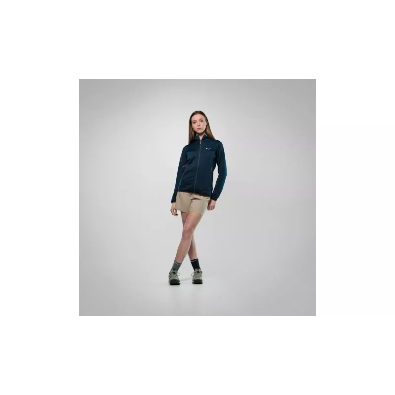 Salewa Puez Altavia PL HD giacca in pile con cappuccio donna - Navy Blazer XS
